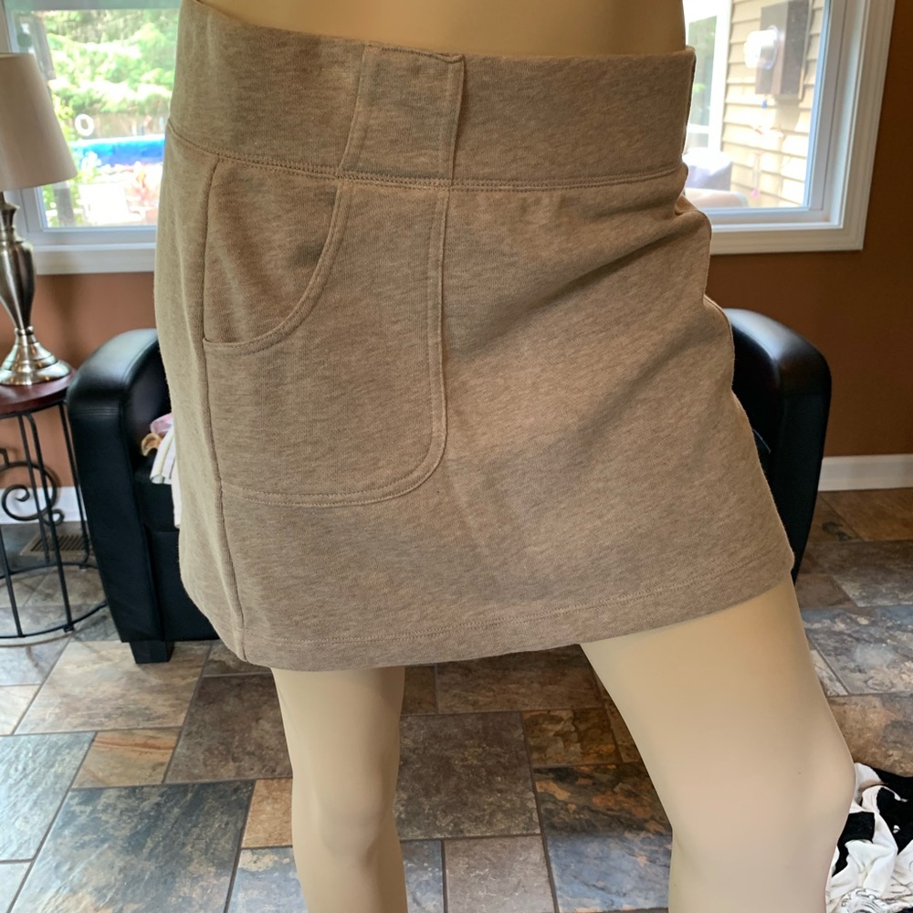 brown tan skirt
